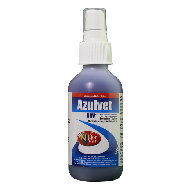 Azulvet Con Atomizador 100 Ml - Norvet Azulvet Con Atomizador 100 Ml - Norvet